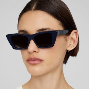 Anine Bing Levi Sunglasses in Navy